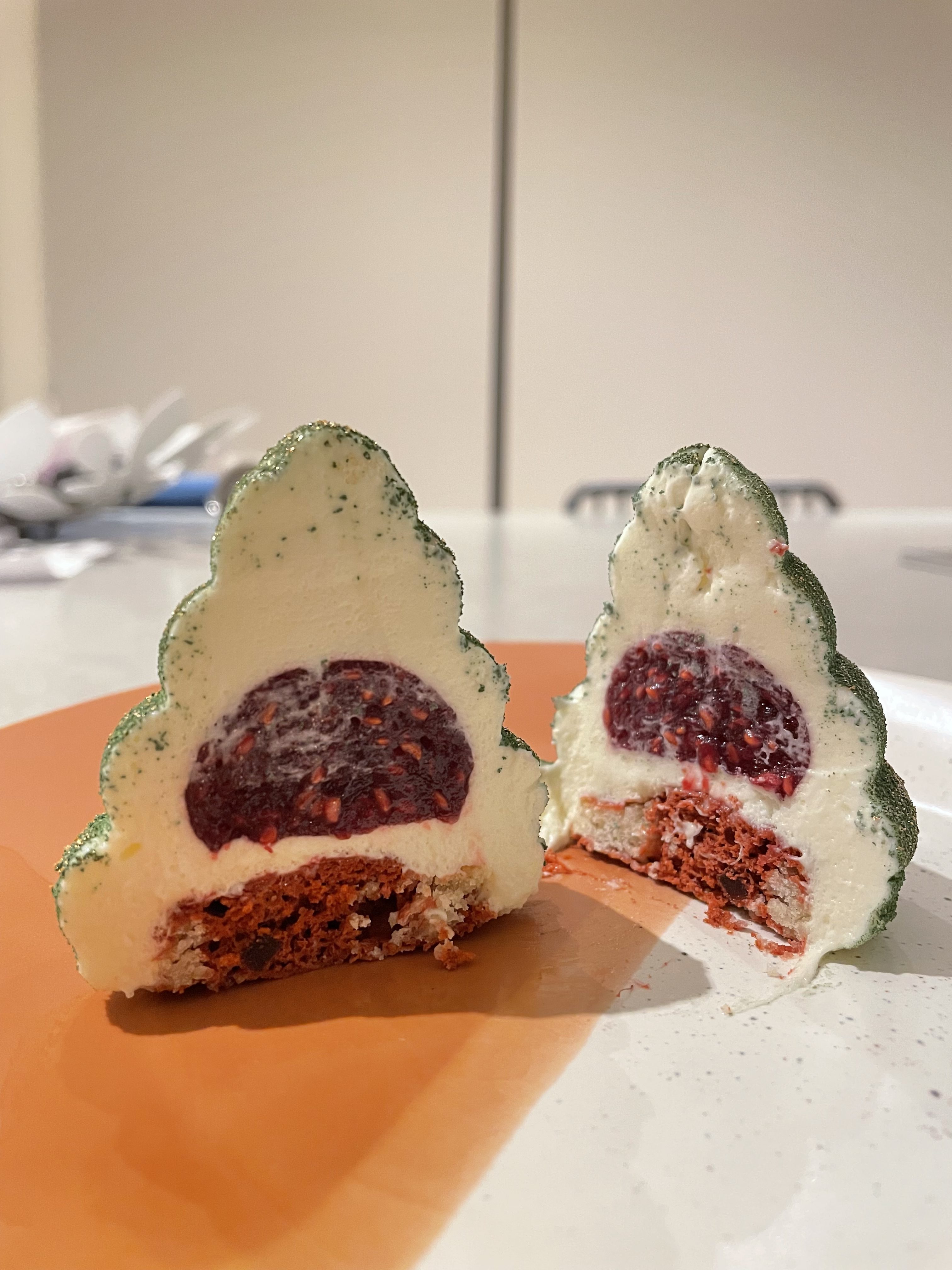 Kersenvorm van siliconen voor mousse, chocolade, dessert, cake